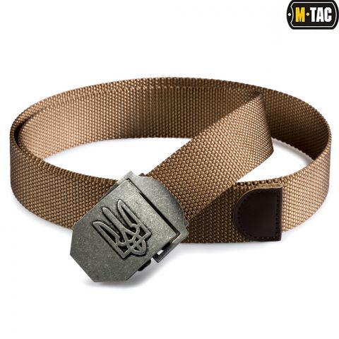 M-Tac ремень с Тризубом Coyote