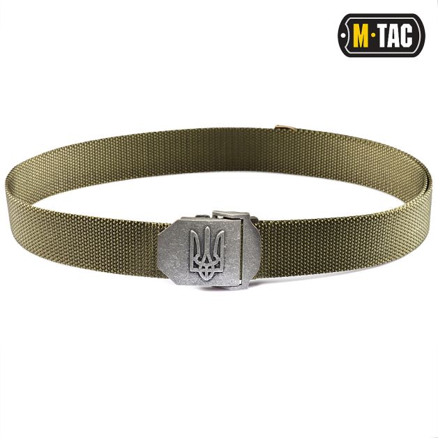 M-Tac ремень с Тризубом Olive