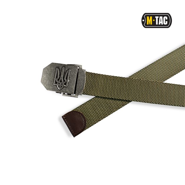 M-Tac ремень с Тризубом Olive