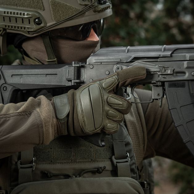 M-Tac перчатки Assault Tactical Mk.2 Olive