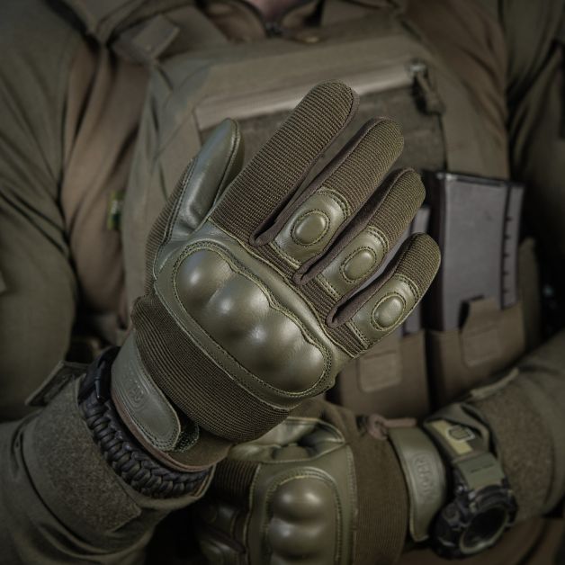 M-Tac перчатки Assault Tactical Mk.4 Olive