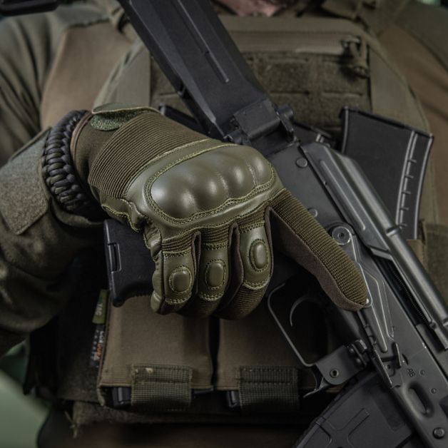 M-Tac перчатки Assault Tactical Mk.4 Olive