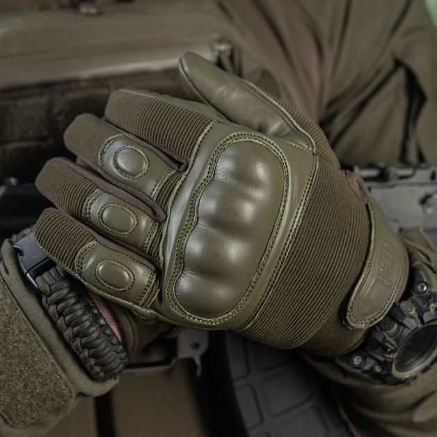 M-Tac перчатки Assault Tactical Mk.4 Olive