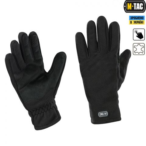 M-Tac перчатки Winter Tactical Windblock 380 Black