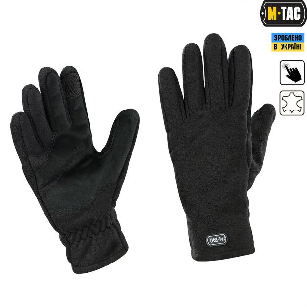 M-Tac перчатки Winter Tactical Windblock 380 Black