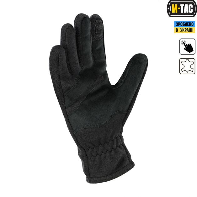 M-Tac перчатки Winter Tactical Windblock 380 Black