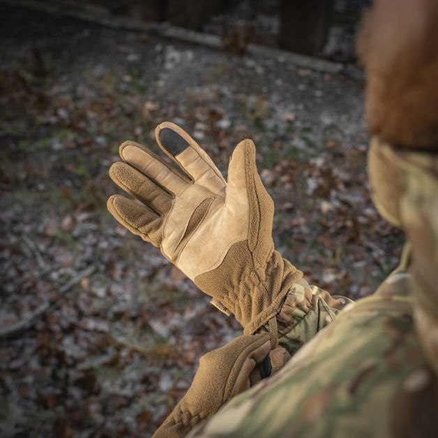 M-Tac перчатки Winter Tactical Windblock 380 Coyote