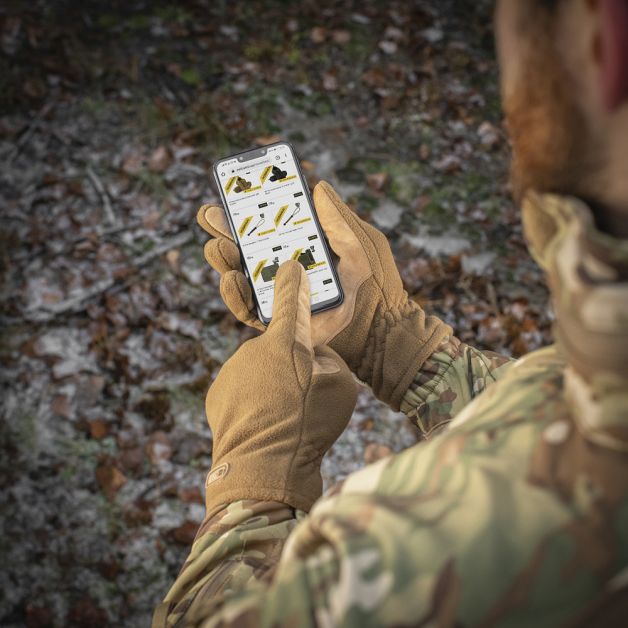 M-Tac перчатки Winter Tactical Windblock 380 Coyote