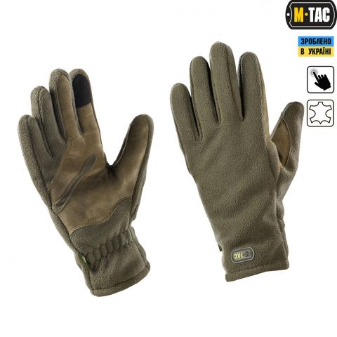 M-Tac перчатки Winter Tactical Windblock 380 Olive