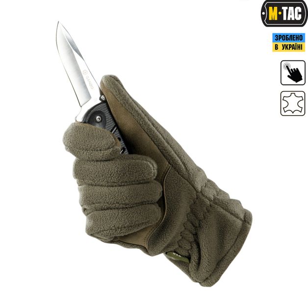 M-Tac перчатки Winter Tactical Windblock 380 Olive