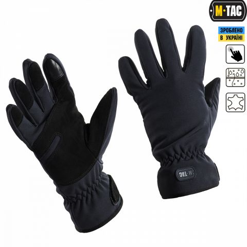 M-Tac перчатки Winter Tactical Waterproof Dark Navy Blue