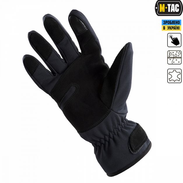 M-Tac перчатки Winter Tactical Waterproof Dark Navy Blue