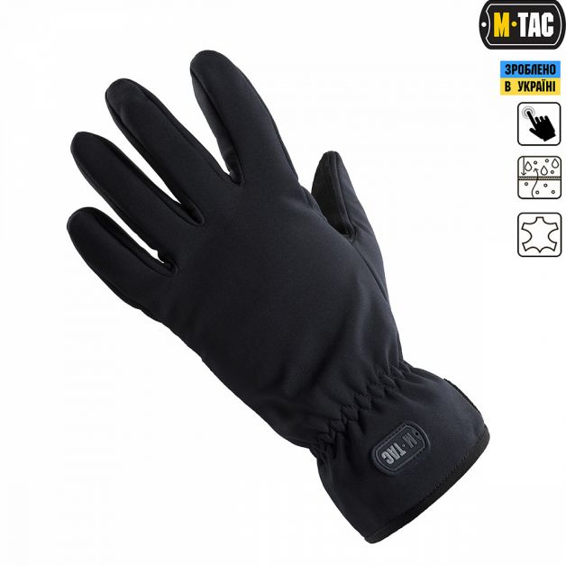 M-Tac перчатки Winter Tactical Waterproof Dark Navy Blue