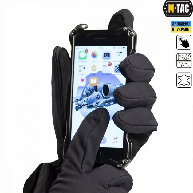 M-Tac перчатки Winter Tactical Waterproof Dark Navy Blue