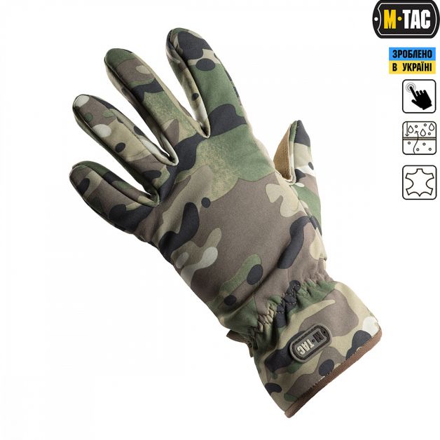 M-Tac перчатки Winter Tactical Waterproof Multicam