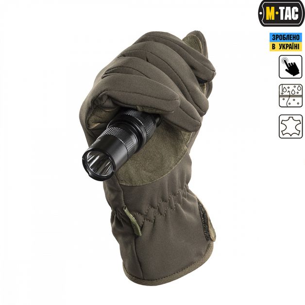 M-Tac перчатки Winter Tactical Waterproof Olive