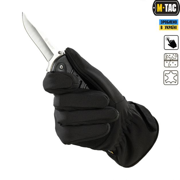 M-Tac перчатки Tactical Waterproof Black