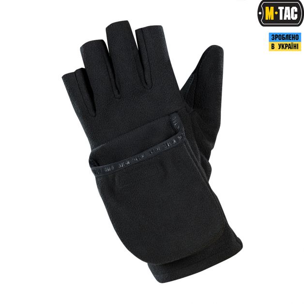 M-Tac перчатки беспалые с клапаном Windblock 295 Black