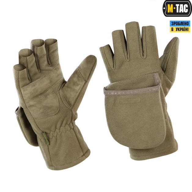 M-Tac перчатки беспалые с клапаном Windblock 295 Olive