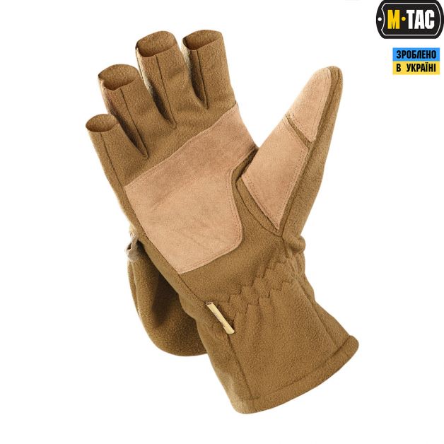 M-Tac рукавички безпалі з клапаном Windblock 295 Coyote Brown