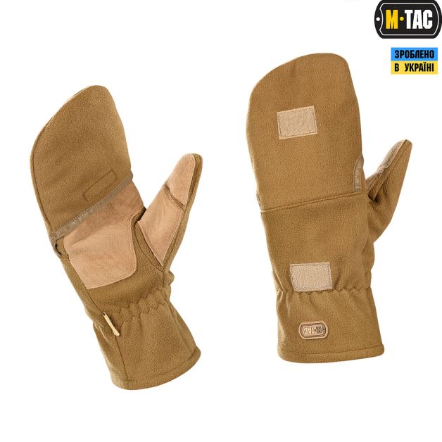 M-Tac рукавички безпалі з клапаном Windblock 295 Coyote Brown