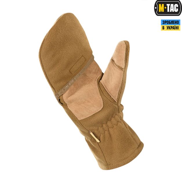 M-Tac рукавички безпалі з клапаном Windblock 295 Coyote Brown