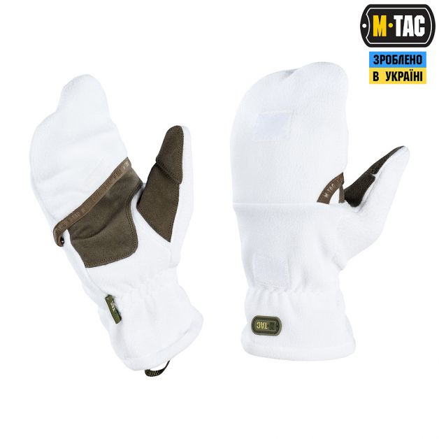M-Tac перчатки беспалые с клапаном Winter 270 White
