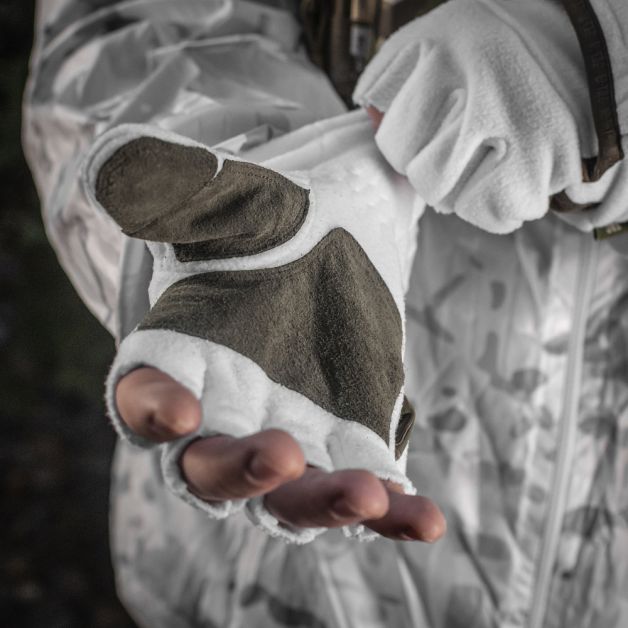 M-Tac перчатки беспалые с клапаном Winter 270 White