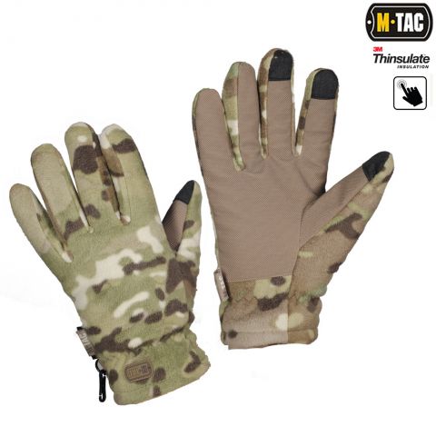 M-Tac перчатки Fleece Thinsulate Multicam