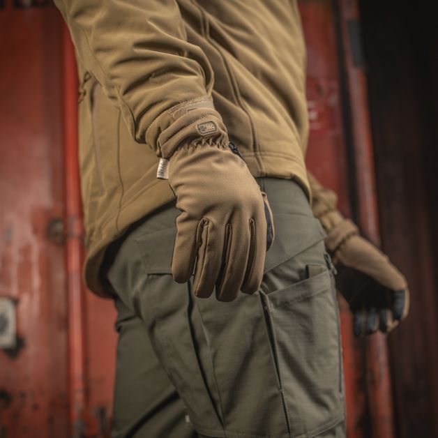 M-Tac перчатки Soft Shell Thinsulate Coyote Brown