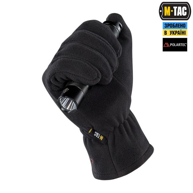 M-Tac перчатки Winter Polartec Black