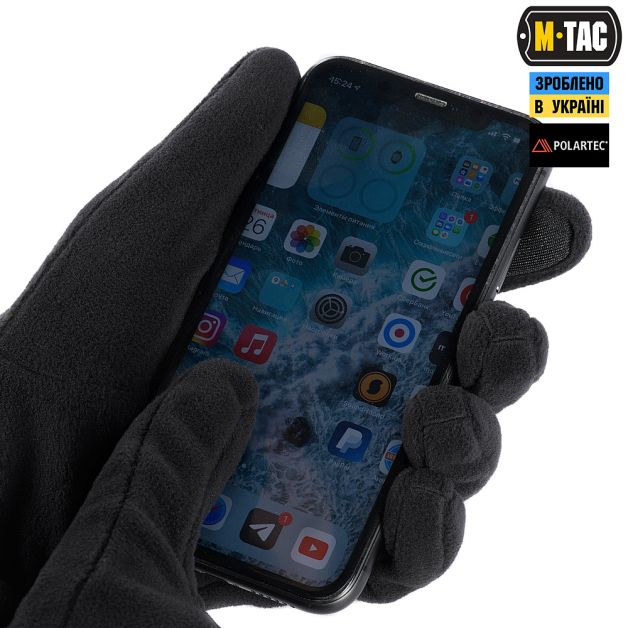 M-Tac перчатки Winter Polartec Black