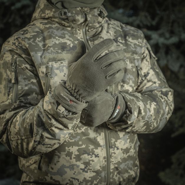 M-Tac перчатки Winter Polartec Dark Olive