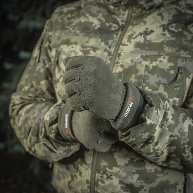 M-Tac перчатки Winter Polartec Dark Olive