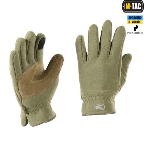M-Tac перчатки Winter Premium Fleece Army Olive