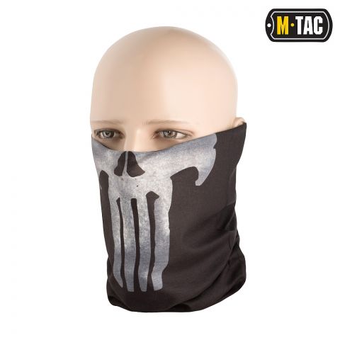 M-Tac шарф-труба облегченный Punisher Black