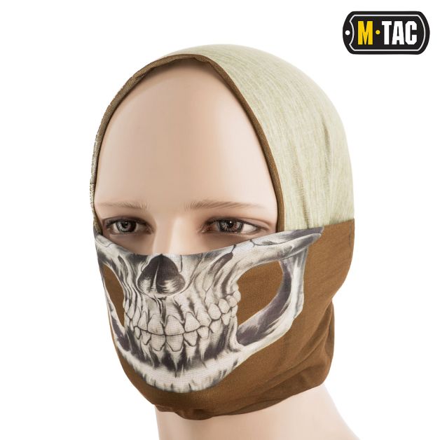 M-Tac шарф-труба облегченный Reaper Skull Coyote