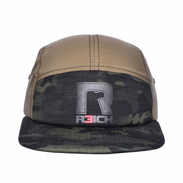 R3ICH бейсболка 5-панельна Multicam Black