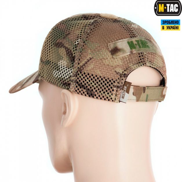 M-Tac бейсболка тактическая с сеткой Multicam