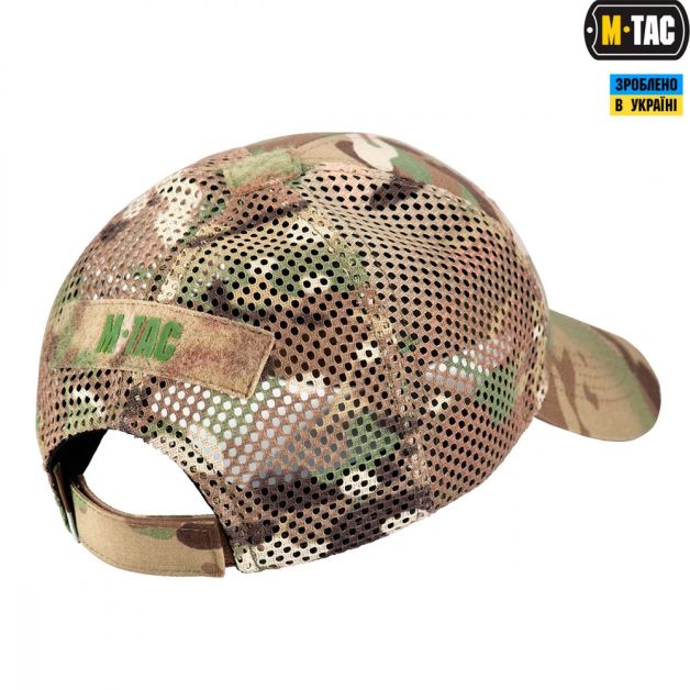 M-Tac бейсболка тактическая с сеткой Multicam