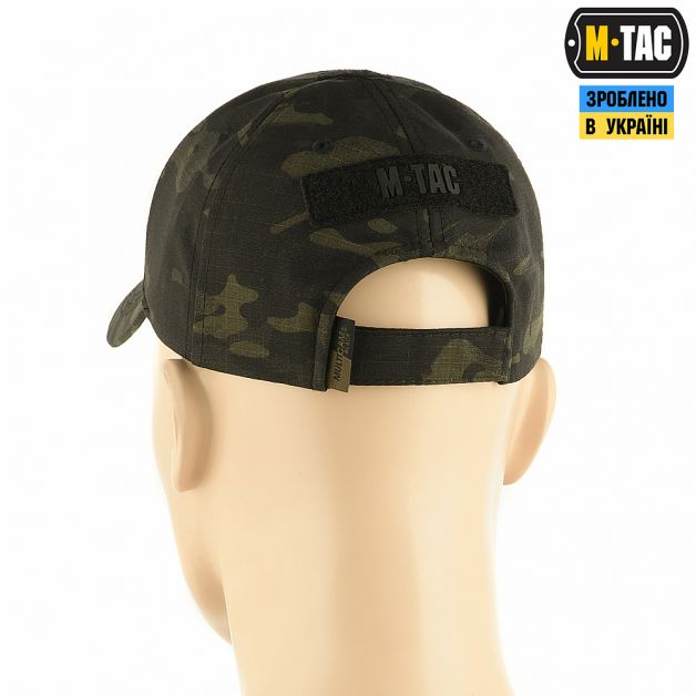 M-Tac бейсболка тактическая Multicam Black