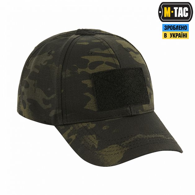 M-Tac бейсболка тактическая Multicam Black