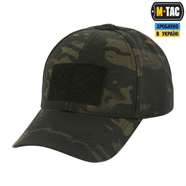 M-Tac бейсболка тактическая Multicam Black