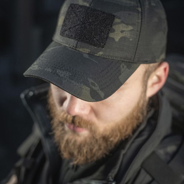 M-Tac бейсболка тактическая Multicam Black