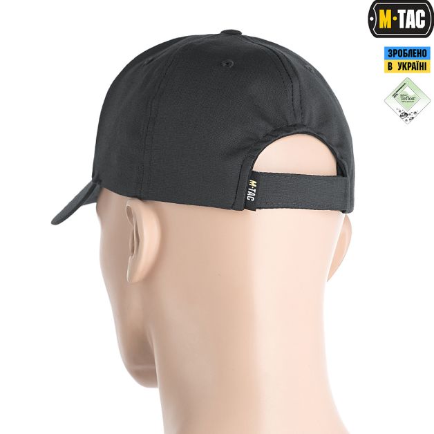 M-Tac бейсболка Elite рип-стоп Dark Grey