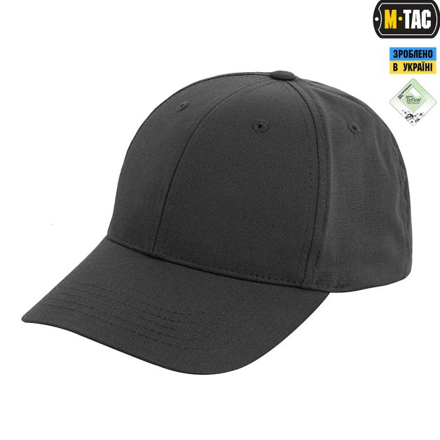 M-Tac бейсболка Elite рип-стоп Dark Grey