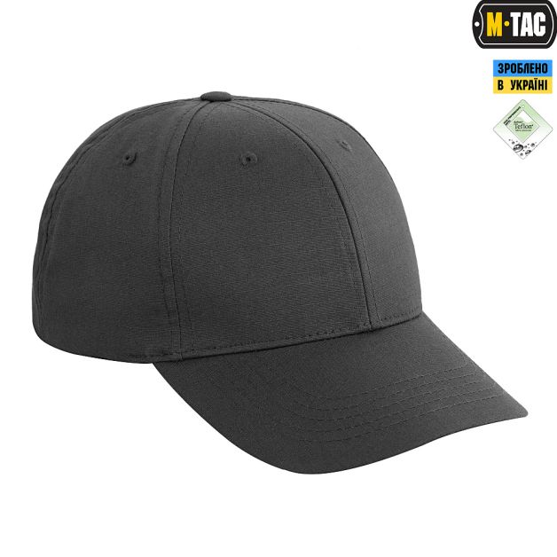 M-Tac бейсболка Elite рип-стоп Dark Grey