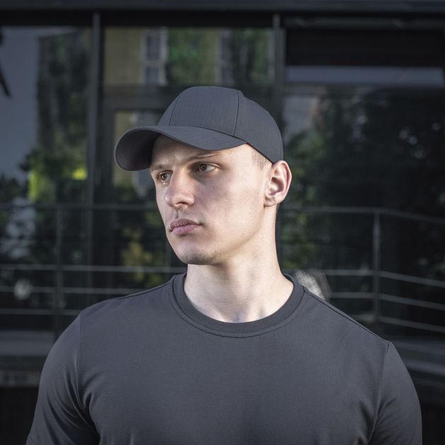 M-Tac бейсболка Elite рип-стоп Dark Grey