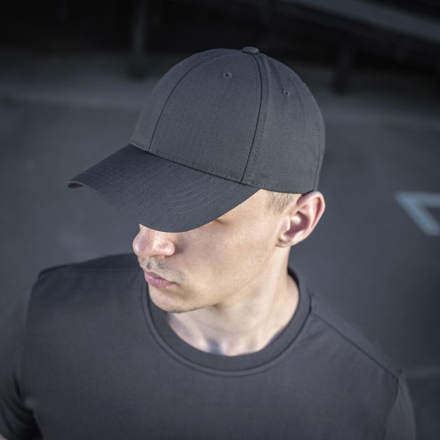 M-Tac бейсболка Elite рип-стоп Dark Grey