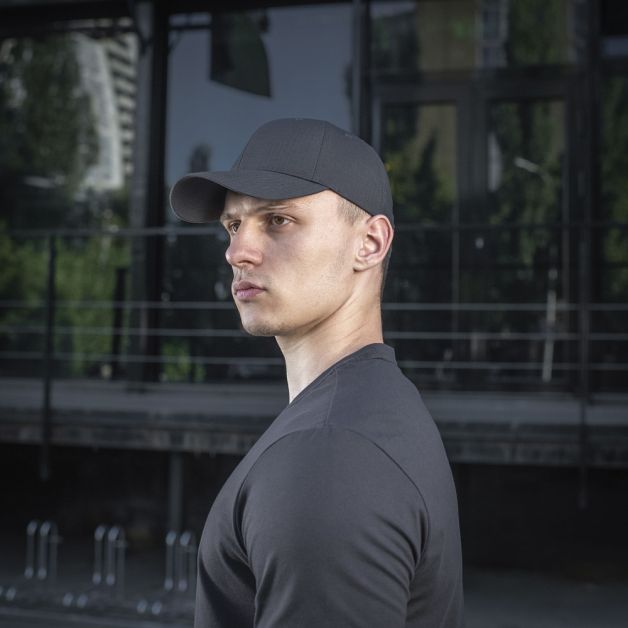 M-Tac бейсболка Elite рип-стоп Dark Grey